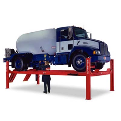 Rotary 4 post runway type drive on lift 194\" 18000 LB  SM18