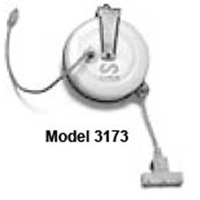 Samson 3173 Power supply reel with 30 retractable 3 outlet powe